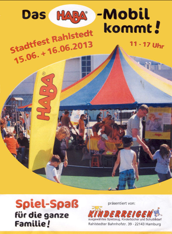HABA-Mobil auf dem Stadtteilfest 2013