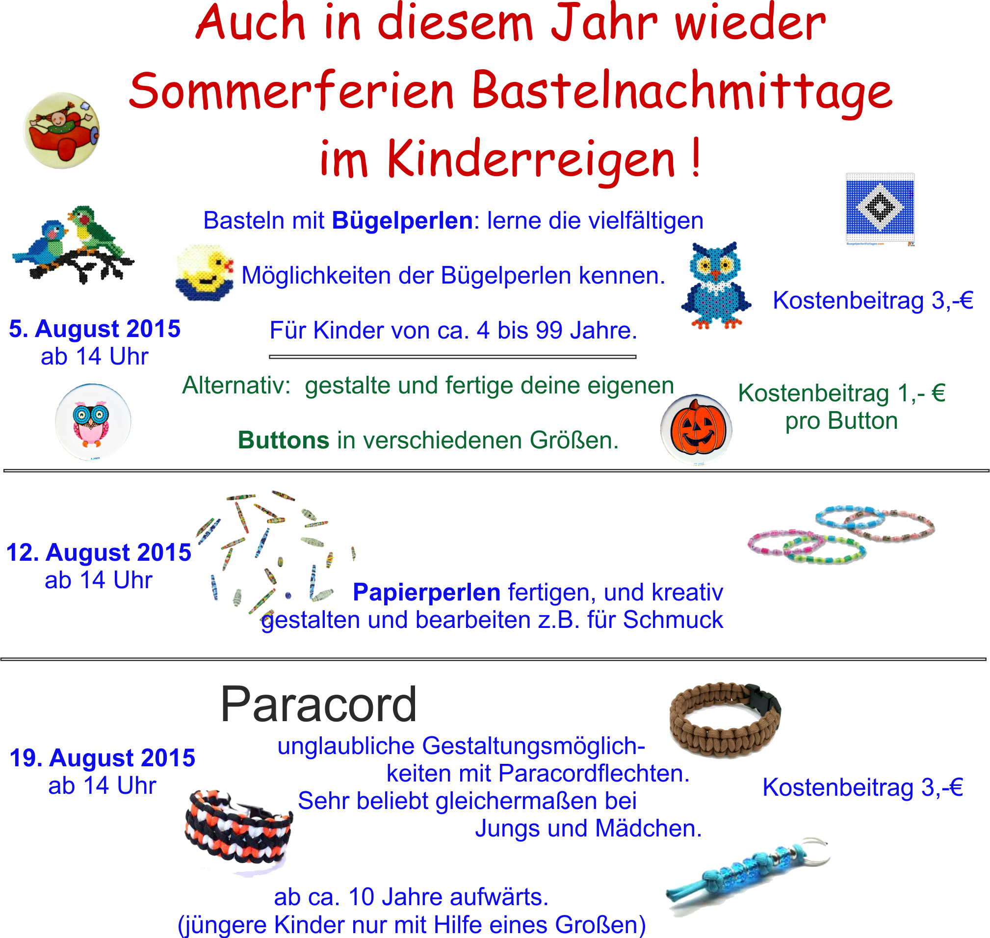 Sommerbasteln 2015