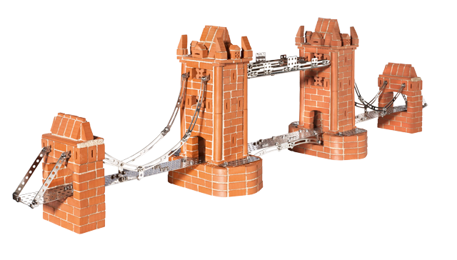 Brücke gebaut aus Eitech und teifoc