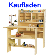 Kein Kaufladen ohne Ware, Waage und Kasse